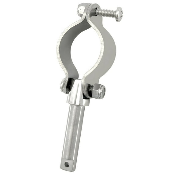 Yacht Oar Locks Clamp , Stainless Steel Adjustable Clamp on Oarlocks or Rowlocks, Compatible with Jon Boat Accessories, Fits 1-3/8" to 1-3/4"