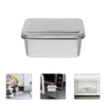 thumbnail image 1 of BESTYASH 2Pcs Wear Resistant Stainless Steel Oven Pans with Lid for Home Kitchen Baking, 1 of 8