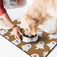 thumbnail image 2 of Pumpkin Skull Bat Spider Dog Food Mats for Floors Happy Halloween Absobing Durable 17x30 Inch Dog Bowl Mat Pet Feeding Mat Dog Water Bowl Mat for Messy Drinker, 2 of 7