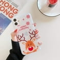 thumbnail image 4 of Christmas Cartoon TPU Case for iPhone 11 6.1 inch, Cute Lovely Animal Elk Snow Pattern Phone Cover Soft Slim TPU Fit Protective Back Case for iPhone 11 6.1 inch - Elk, 4 of 16