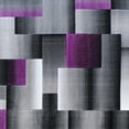 thumbnail image 7 of BizChair Modern Contemporary Area Rug, Purple Grey Black (5 Feet X 7 Feet), 7 of 7