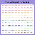 thumbnail image 2 of Marker Set Artecho 120 Colors Dual Tip for Adult Coloring Books, 2 of 6