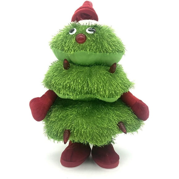 Funny Electric Singing and Dancing Christmas Tree, Santa Clause, Plush Toy, Music Box, Ornaments Decor
