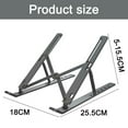 thumbnail image 2 of Support pour Ordinateur portable, Levage Réglable, Support vertical, Ordinateur portable Pliable, 2 of 5