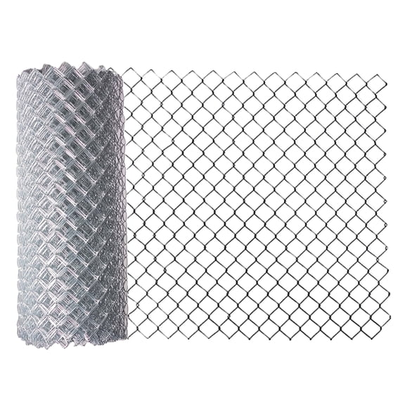 ALEKO Galvanized Steel 4 x 50 feet Roll Chain Link Fence Fabric 12.5-AW Gauge