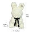 thumbnail image 2 of Steadline Simulated Rose Bunny Plush Romantic Valentine's Day Gift for Her with Foam Material Unique Cuddle Toy Present for Birthday Anniversary Celebration, 2 of 7