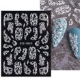 thumbnail image 1 of Xihbxyly Pegatinas Navideñas para Uñas, Diseño de Copos de Nieve 5D, Autoadhesivas, de Fácil Aplicación, para Decorar Uñas Festivas, para Usar En Casa, Ideal para Regalar, Material Ecológico., 1 of 3