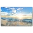 thumbnail image 1 of Picture-Tiles.com: Beach Ceramic Tile Wall Mural WAL500060-53L. 40"W x 24"H using (15) 8" x 8" Ceramic Tiles-Satin Finish, 1 of 3