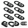 thumbnail image 3 of TEHAUX 6Pcs Black ABS Rectangular Laptop Webcam Cover for Privacy Protection 1.5x0.5in, 3 of 8