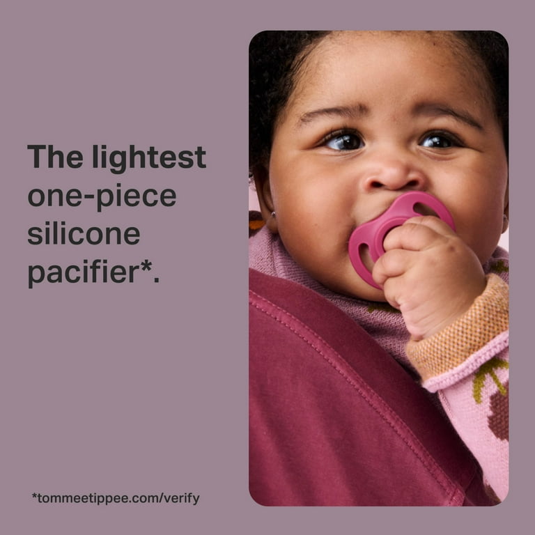 Tommee Tippee Ultra-Light Pacifier, 0-6 Months, 2 Pack photo 2