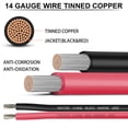 thumbnail image 2 of Marine Wire NOVINO 14 AWG de cobre estañado, 50 m, rojo y negro, 2 of 7