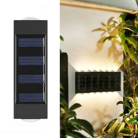 

Solar Double Head Wall Light Outdoor Garden Light Outdoor Up And Down Light Wall Decoration Garden Light Wall Washing Light
