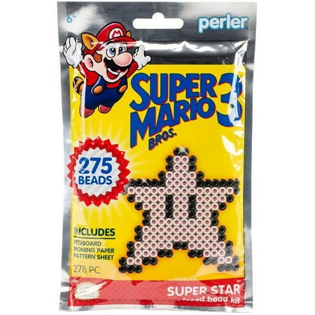 Perler Fused Bead Trial Kit-Super Mario Bros. 3 Super Star Perler Fused Bead Trial Kit-Super Mario Bros. 3 Super Star