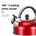 thumbnail image 5 of VWRXBZ Tea Kettle for Stove Top 3L, Whistling Stovetop Tea Kettle, Stainless Steel Red Whistling Tea Pot with Ergonomic Handle, Teapot Whistling Kettle for Stove., 5 of 6