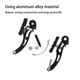 thumbnail image 4 of Greeniant Pastillas de pinza de freno de aleación de aluminio para bicicleta de montaña, equipo largo, accesorios de equitación, Kit de tracción lineal Ciclismo plata Greeniant OD020822-02B, 4 of 6