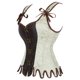 thumbnail image 3 of Corsé reductor de cintura para mujer, estilo gótico, con estampado, desmontable, con hebilla delantera y ajuste de correa trasera. Faja de poliéster para mujer., 3 of 7