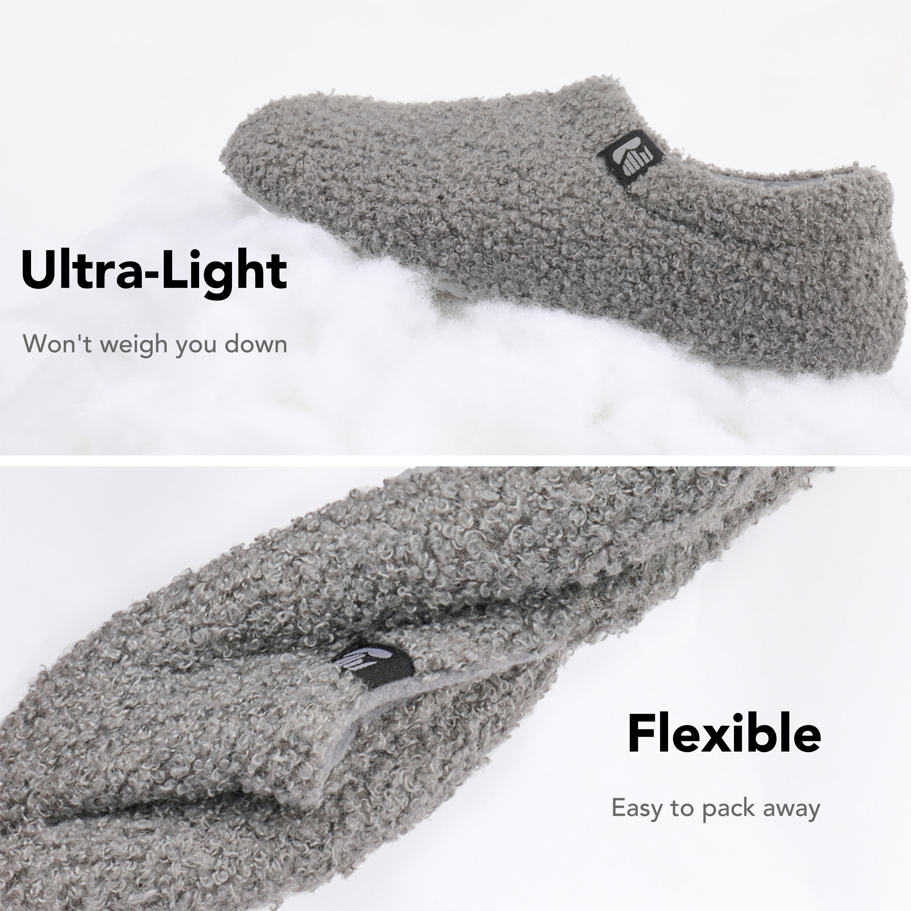 RockDove Women's Teddy Fleece Closed Back Slipper photo 2