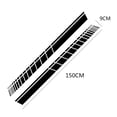 thumbnail image 4 of Leadrop 2Pcs/Set Racing Stripes Car-Styling Vehicle Body Side Decals Stickers Decoration, 4 of 8