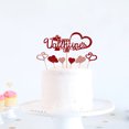 thumbnail image 3 of Ruiboury Valentine's Day themed letter cake topper, 3 of 9