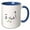 Blue/White, variant on 3drose, the Name Amira or Amirah in Arabic Letters Arab Name Calligraphy Gift, 11oz Mug