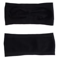 thumbnail image 4 of Womens One Size Strapless Seamless Stretch Bandeau Tube Bra Top Back Mesh Solid, 4 of 13