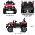 thumbnail image 3 of VOLTZ TOYS Jeep 12V Kids Ride On Car Toy with Open Doors, Working Searchlights, Parental Remote Control & LED Headlights - Red, 3 of 7