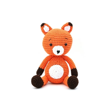 - Tiko Fox Handmade Amigurumi Stuffed Toy Knit Crochet Doll VAC