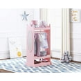 thumbnail image 6 of UTEX Toddler Play Wardrobe, Princess Clothing Children Drawer, Wood Dowel Standard Armoire, 6 of 9