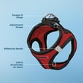 thumbnail image 4 of Voyager Step-In Air Dog Harness - All Weather Mesh Step in Vest Harness for Small and Medium Dogs by Best Pet Supplies - Red Base, XL, 4 of 5