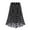 Black, variant on labakihah skirts for women womens fashion casual polka dot pleated high waist midi skirt flared skater swing holiday black