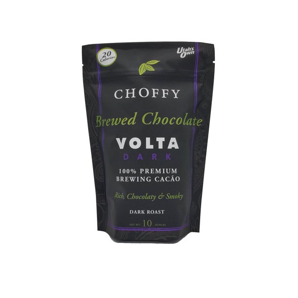 Choffy Brewed Cacao Coffee Alternative Substitute 10 Oz Volta Dark