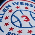 thumbnail image 5 of Men's-Mitchell & Ness Allen Iverson Black Philadelphia 76ers NBA Legends Full-Snap Satin Jacket, 5 of 7