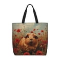 thumbnail image 1 of Easygdp Rose Cute Guinea Pig Bolsa Tote para Mujer, Bolso de Hombro para Trabajo, Playa, Viajes, Compras y Supermercado, 1 of 7