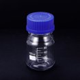 thumbnail image 3 of Unique Bargains Bouteille de Stockage en Verre Gradué 100mL Réactif Clair Bouchon Bleu, 3 of 5