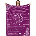 thumbnail image 1 of LHSHID Daughter Blanket Daughter Blankets from Mom Dad Birthday for Daughter I Love You Daughter Presents to My Daughter Daughter Soft Bed Flannel Letter Throw Blanket 40"x50", 1 of 7