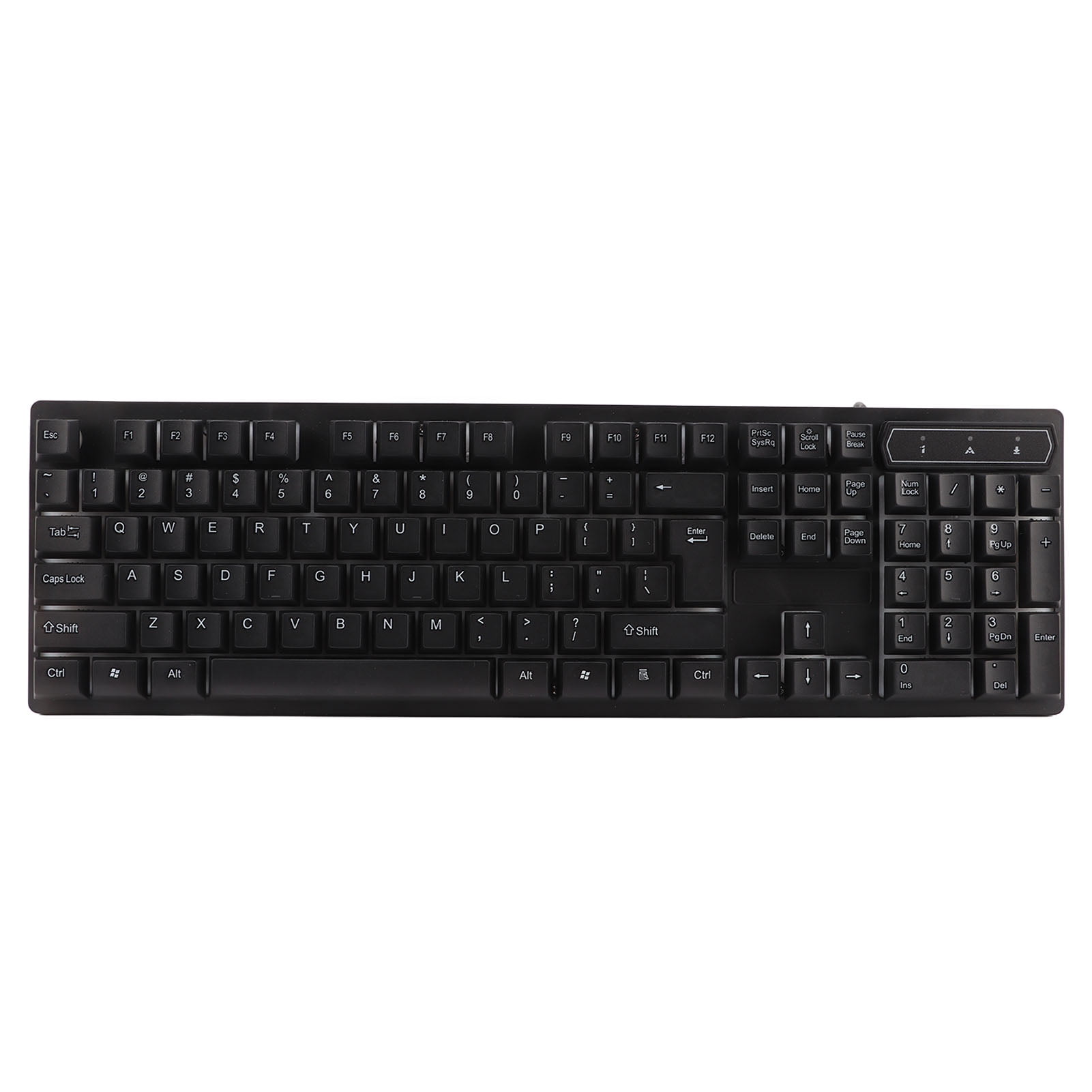 Gaming Keyboard, 104keys Mechanical Keyboard Colorful Light Sturdy  for Desktop PC