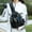 Black, variant on Lure Fishing Chest Bag with Rod Holder, Multifunctional Fly Fishing Vest Bag and Waist Bag, Suitable for Stream Fishing and Micro Lure Fishing, Outdoor Sports