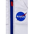 thumbnail image 3 of NASA Jacket Toddler Girls Puffer Winter Coat Silver, 3 of 4