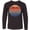 AB-Black, variant on Inktastic Lake Erie Distressed Retro Sunset Long Sleeve Youth T-Shirt