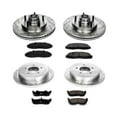 thumbnail image 3 of PowerStop Front and Rear Z23 Evolution Sport Carbon-Fiber Ceramic Brake Pad and Drilled & Slotted Rotor Kit Fits: FORD Select Models K1864, 3 of 10