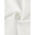 thumbnail image 4 of Blusa de Trabajo Elegante Allegra K de Manga Corta con Escote En V y Ojales de Encaje para Mujer Blanco M, 4 of 6