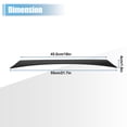 thumbnail image 7 of for Honda Civic 11th 2022 Rear Tailgate Lid Cover Upper Trim Door Trunk Strips Protector Frame Exterior Decoration Black, 7 of 7
