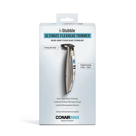 ConairMAN i-Stubble Cordless Ultimate Flexhead Beard Trimmer for Men GMT900N