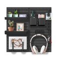 thumbnail image 1 of Organizador de pared con tablero perforado EVDBOBO Elevate Gaming Office, negro, 1 of 6
