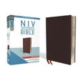 thumbnail image 1 of Pre-Owned NIV, Thinline Bible, Large Print, Bonded Leather, Burgundy, Red Letter Edition (Unknown) 0310448344 9780310448341, 1 of 1