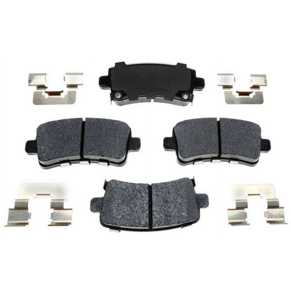 Raybestos MGD1430ACH R-Line Ceramic Brake Pad Set, Rear Brake, Fit for 2015-2013 Chevrolet Malibu Models