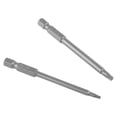 thumbnail image 4 of 5pcs T6-T20 75mm for Torx Screwdriver Bits Set Magnetic Screwdriver Hex Shank, 4 of 9