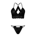 thumbnail image 4 of Eashery Lace Bodysuit for Women Bra and Panty Set Lingerie Womens Underwear Tummy Control Black Medium, 4 of 5