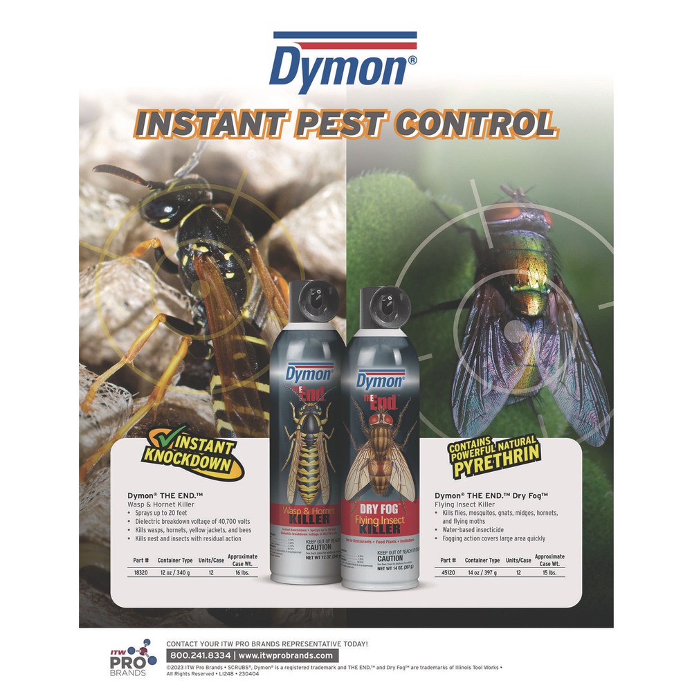 14 oz. Aerosol Spray THE END. Dry Fog Flying Insect Killer (12/Carton)