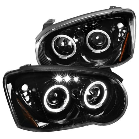 - Spec-D Tuning 2004-2005 Subaru Impreza Wrx Outback Led Jet Black Projector Headlights 04 05